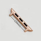 Apple Watch (38/40/SE/41/42mm) Adapter til Urrem - 20mm - Rose Gold