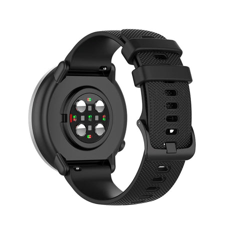 Smartwatch Rem af Silikone (20mm) Prikket - Sort