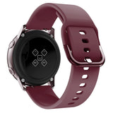 Smartwatch Rem af Silikone (20mm) - Bordeux