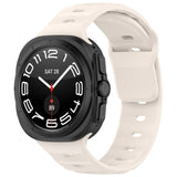 EIDERWOOD Samsung Galaxy Watch Ultra (47mm) Silikone Urrem m. Enkel Spænde - Beige