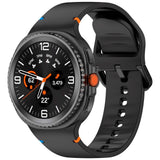 Samsung Galaxy Watch 8 / 8 Classic (40 / 44 / 46mm) - EIDERWOOD Silikone Rem m. Sylinje - Black