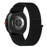 Samsung Galaxy Watch 8 / 8 Classic (40 / 44 / 46mm) - EIDERWOOD Nylon Rem - Sort