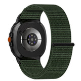 Samsung Galaxy Watch 8 / 8 Classic (40 / 44 / 46mm) - EIDERWOOD Nylon Rem - Grøn