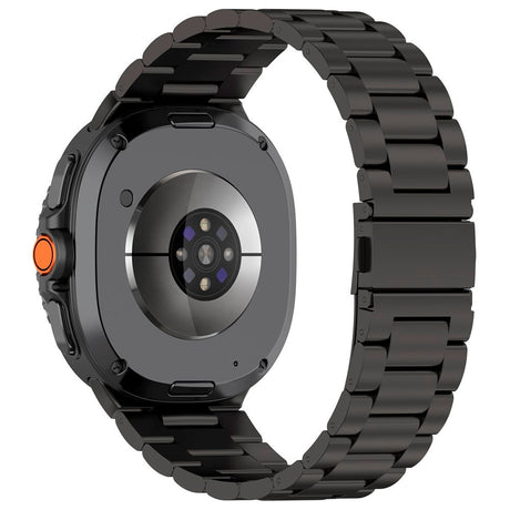 Samsung Galaxy Watch 9 / 8 / 8 Classic (40 / 44 / 46mm) - EIDERWOOD Rustfri Stål Rem - Sort - (DEMO)