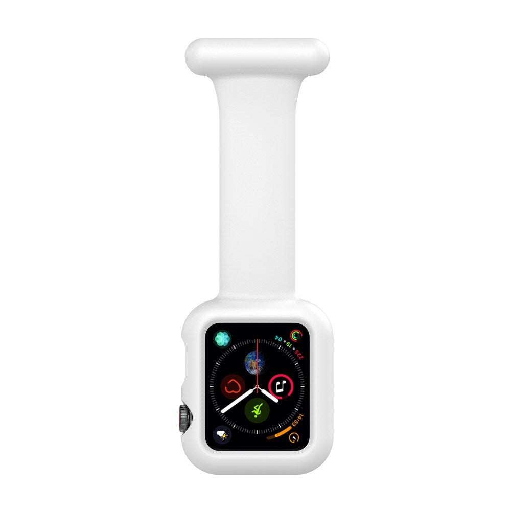 Apple Watch (38/40/SE/41/42mm) Silikone Sygepleje Rem - Hvid