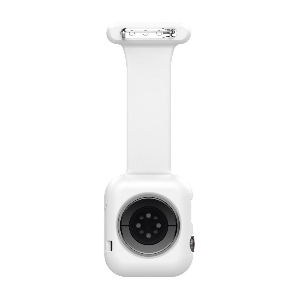 Apple Watch (38/40/SE/41/42mm) Silikone Sygepleje Rem - Hvid