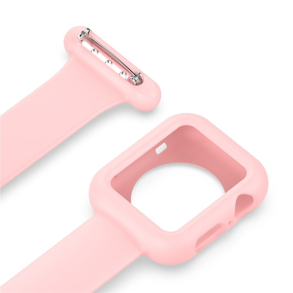 Apple Watch (38/40/SE/41/42mm) Silikone Sygepleje Rem - Pink