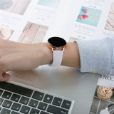 Huawei Watch GT 4 (41mm) / Garmin Venu 3S (18mm) Silikone Urrem - Sort