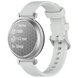 EIDERWOOD Garmin Lily 2 Silikone Urrem m. Metalspænde - Grå