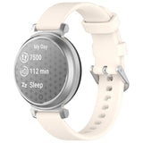 EIDERWOOD Garmin Lily 2 Silikone Urrem m. Metalspænde - Beige