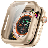 Apple Watch 11 / 10 (42mm) Fleksibelt Plastik Cover - Skærmbeskyttelse - Starlight