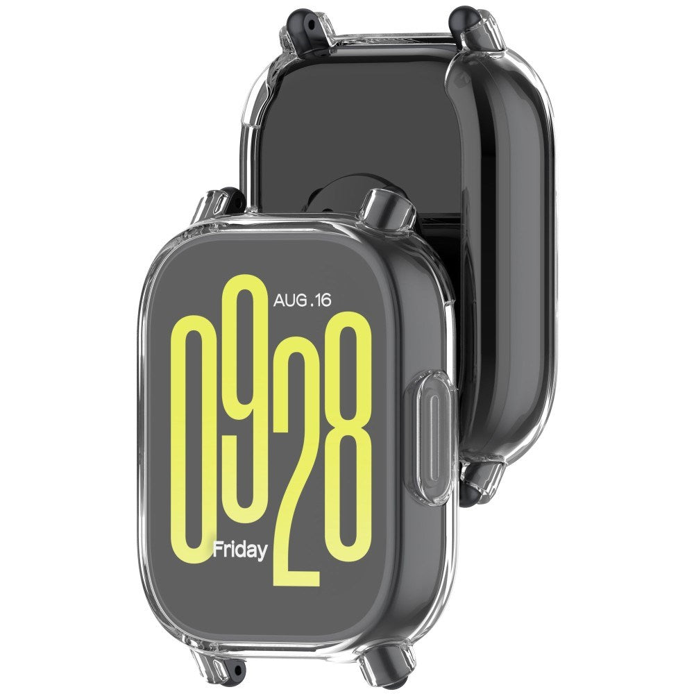 Cover til Xiaomi Redmi Watch 5 Active - Fleksibel Plast - Gennemsigtig