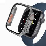 Apple Watch 11 / 10 (46mm) Hårdt Plast Cover m. Skærmbeskyttelsesglas - Grå