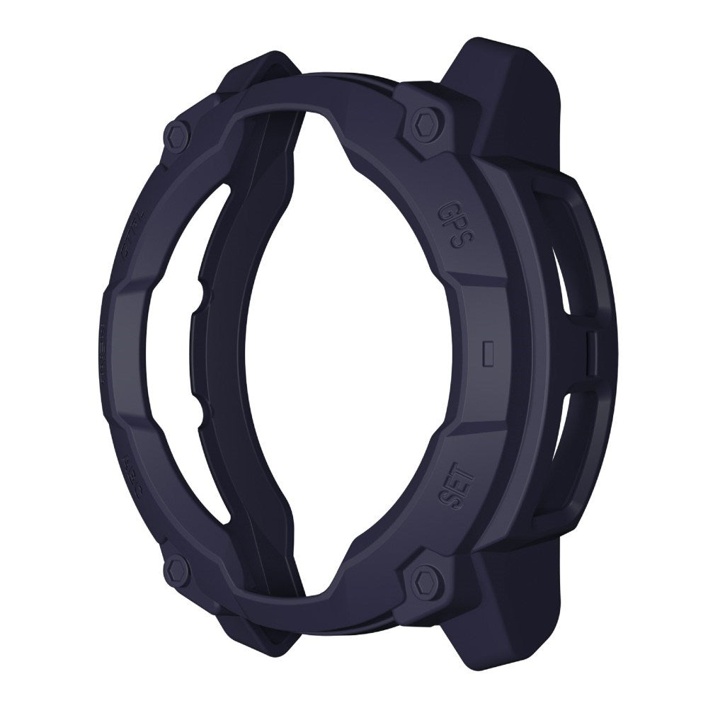 Garmin Instinct 3 Solar (50mm) - Rugged Plastik Cover - Blå