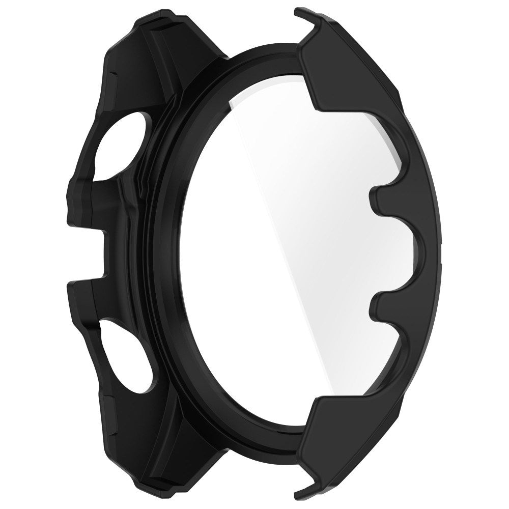 Garmin Tactix 8 AMOLED (47mm) - Hårdt Plastik Cover m. Beskyttelsesglas - Sort / Gul