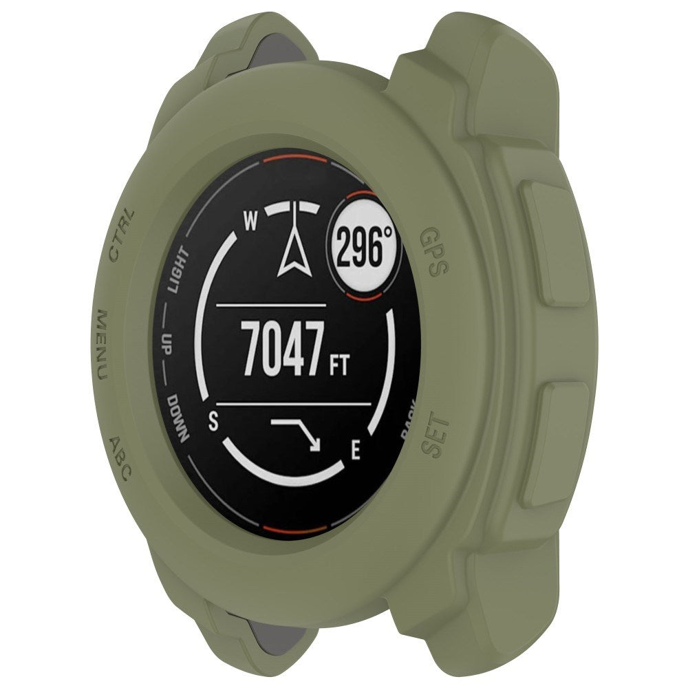 Garmin Instinct E (40mm) - Bumper Silikone Cover - Army Grøn