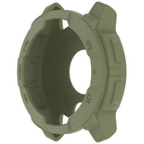 Garmin Instinct 3 AMOLED / Solar (45mm) - Bumper Silikone Cover - Army Grøn