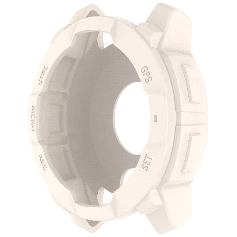 Garmin Instinct 3 AMOLED / Solar (45mm) - Bumper Silikone Cover - Hvid