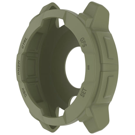 Garmin Instinct 3 AMOLED / Solar (50mm) - Bumper Silikone Cover - Army Grøn