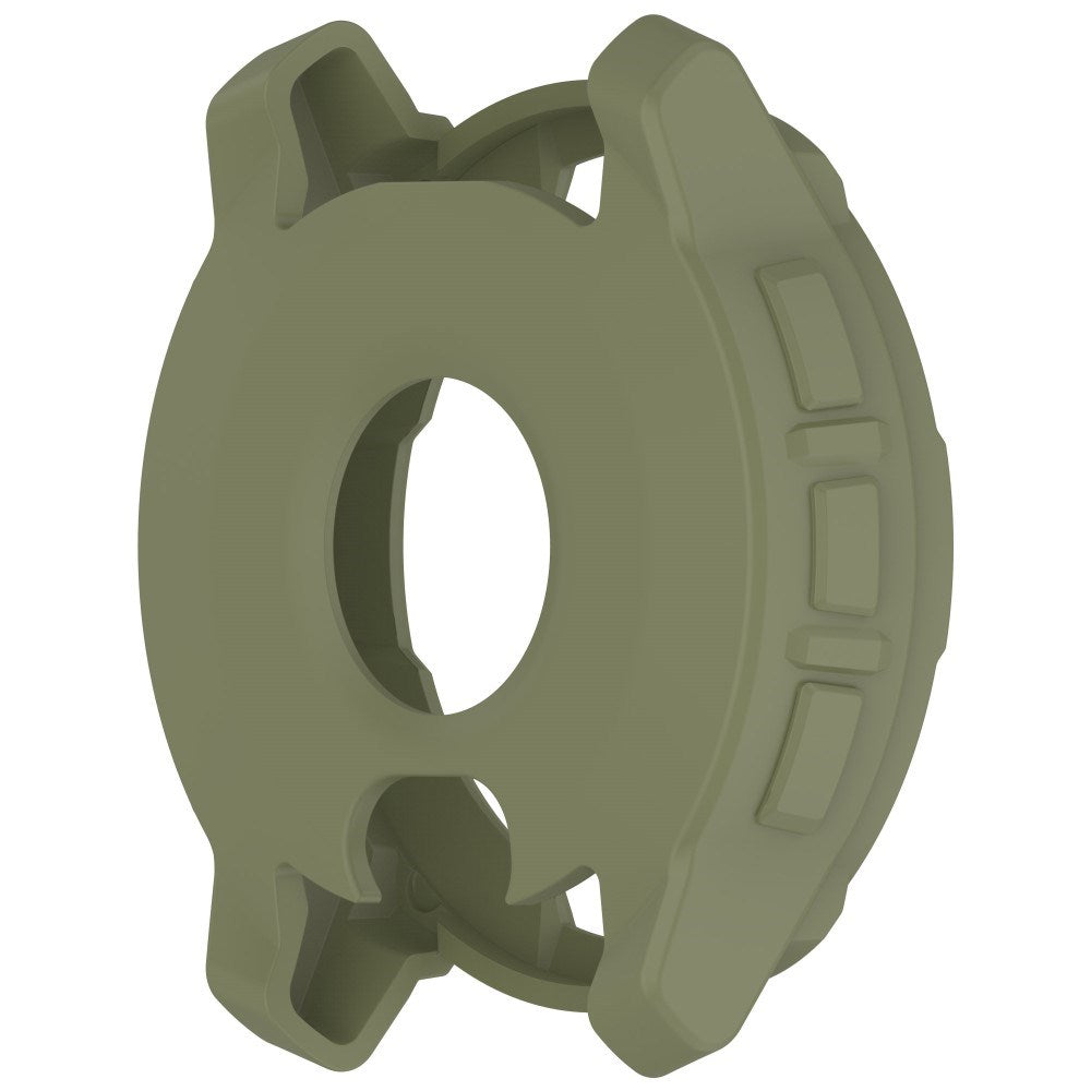 Garmin Instinct 3 AMOLED / Solar (50mm) - Bumper Silikone Cover - Army Grøn