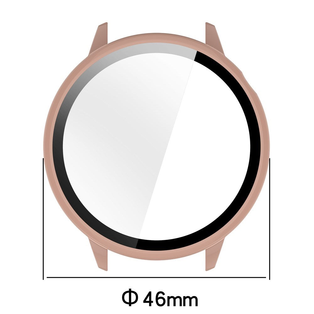 OnePlus Watch 3 (43mm) Cover m. Indbygget Skærmbeskyttelse - Lyserød