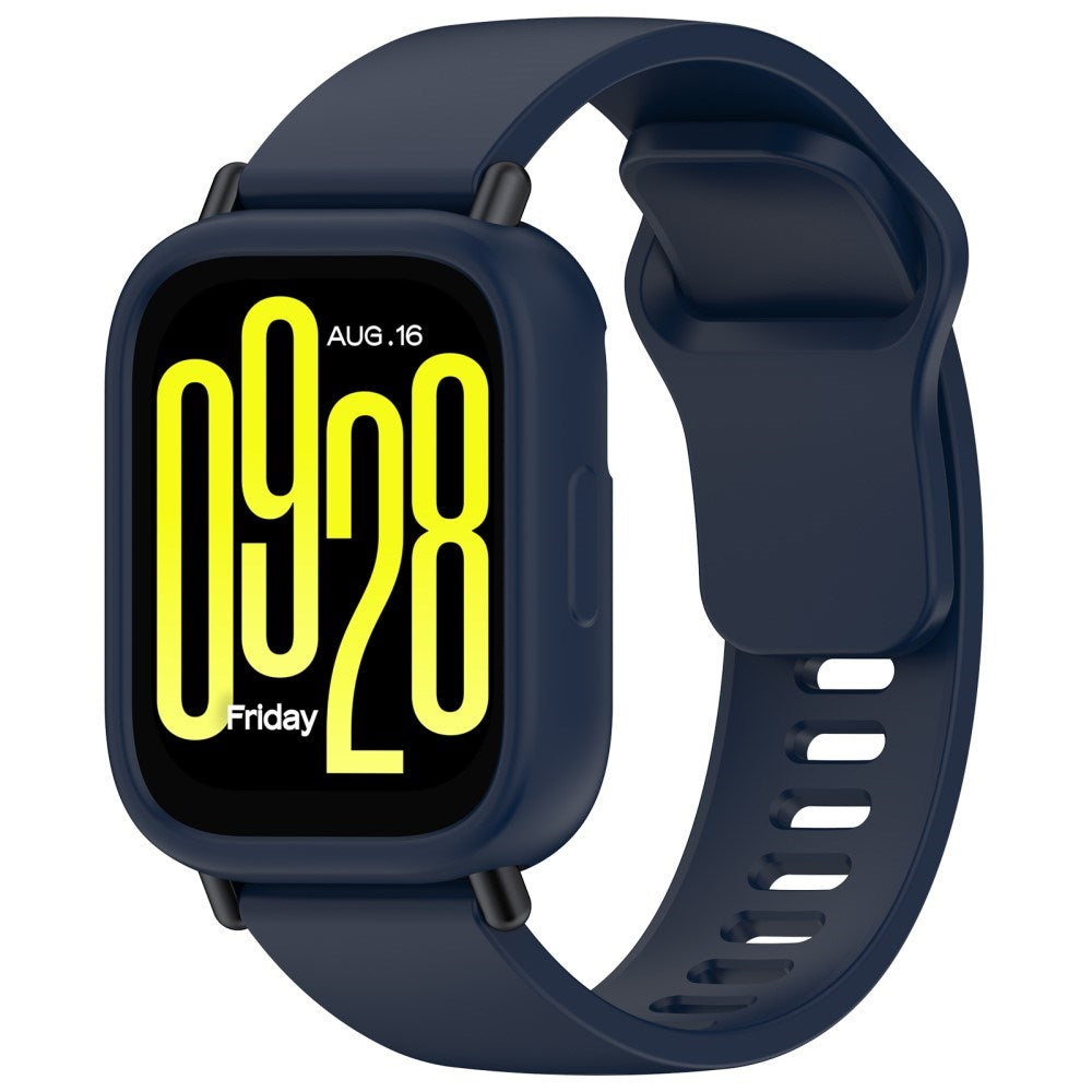 Xiaomi Redmi Watch 5 Lite - Bumper Silikone Cover - Blå