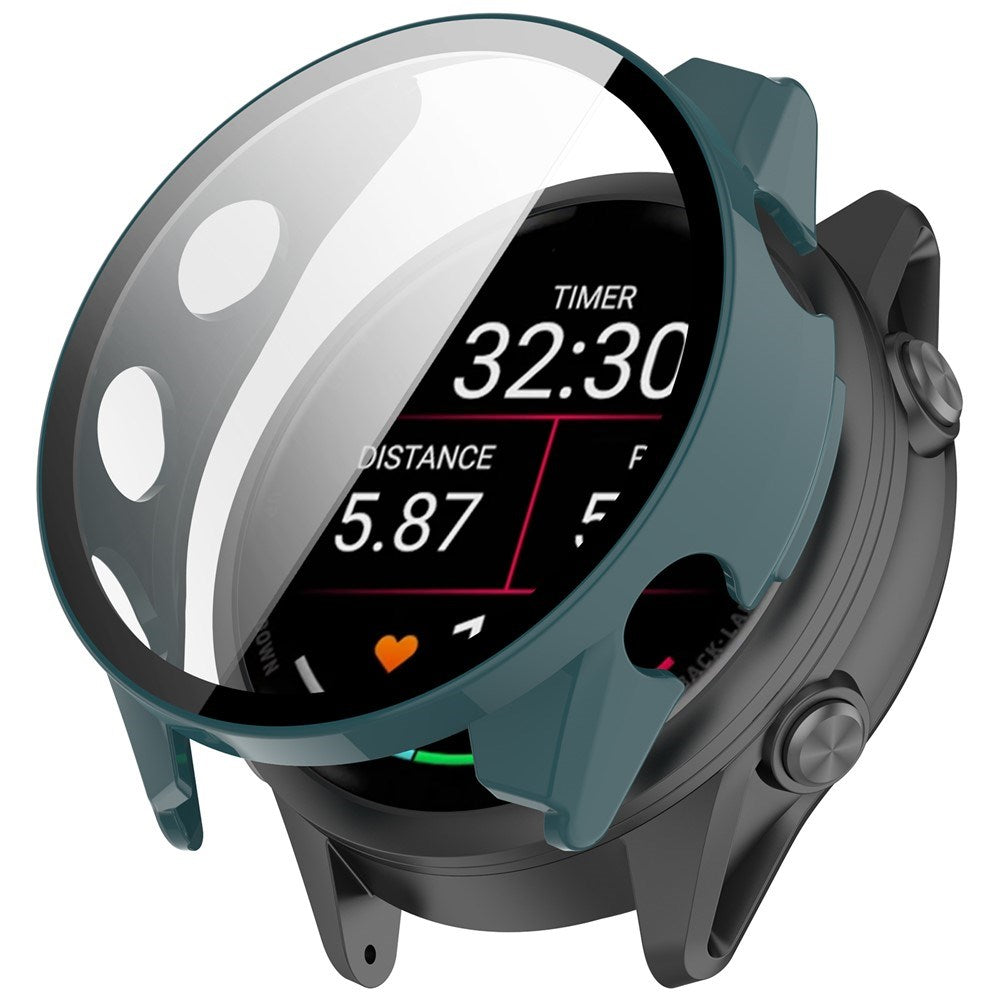Garmin Forerunner 970 Cover m. Indbygget Skærmbeskyttelse - Grøn
