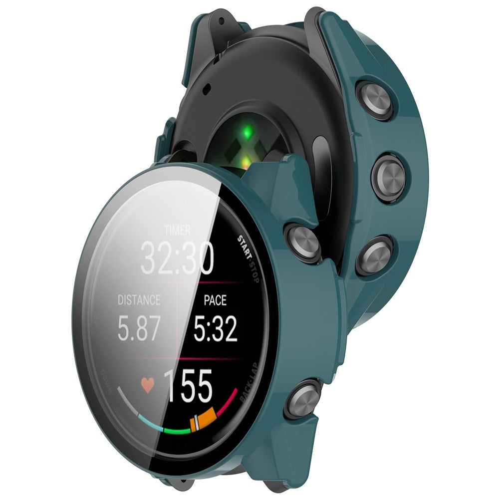 Garmin Forerunner 970 Cover m. Indbygget Skærmbeskyttelse - Grøn