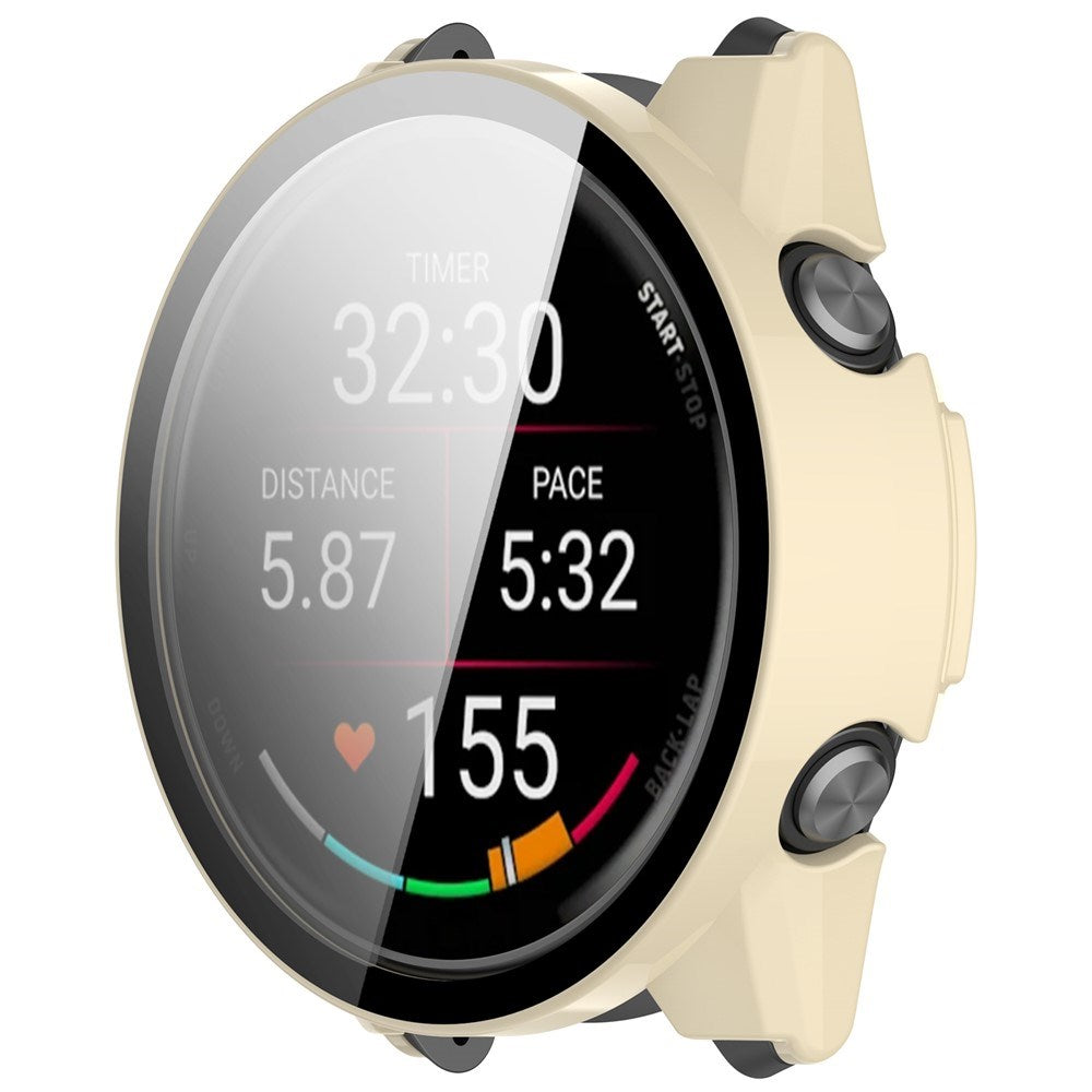 Garmin Forerunner 570 (47mm) Cover m. Indbygget Skærmbeskyttelse - Hvid