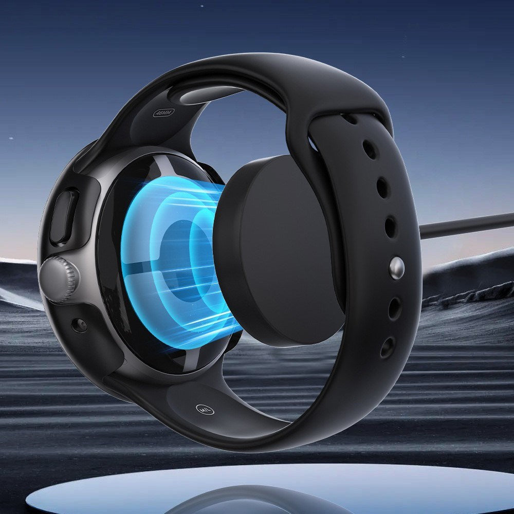 Google Pixel Watch 4 (45mm) Hårdt Plastik Case - Indbygget Skærmbeskyttelse - Gennemsigtig