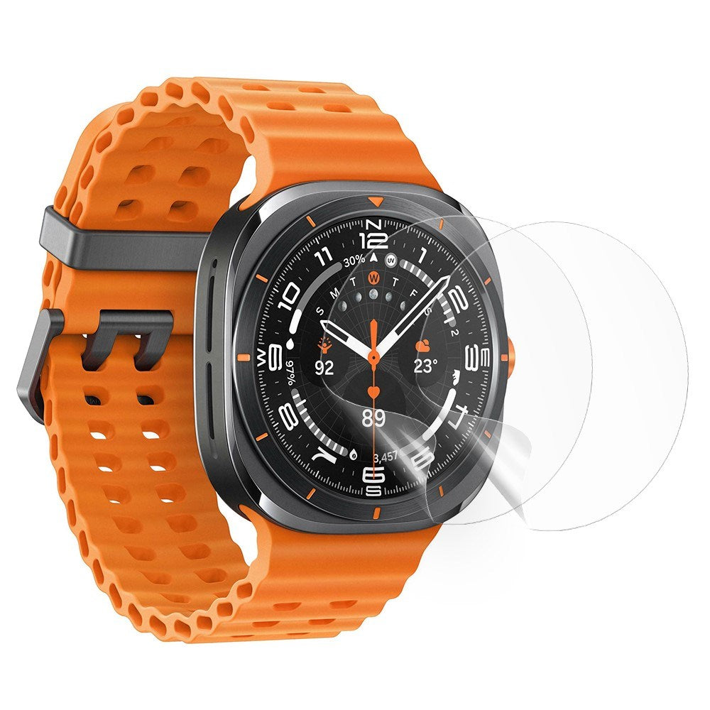 Samsung Galaxy Watch Ultra Beskyttelsesfilm (47mm) - 2. stk - Gennemsigtig