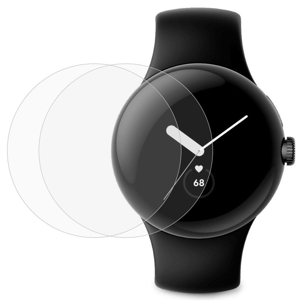 Google Pixel Watch 3 (41mm) / 2 Beskyttelsesfilm til Skærm - 2 Stk. - Gennemsigtig