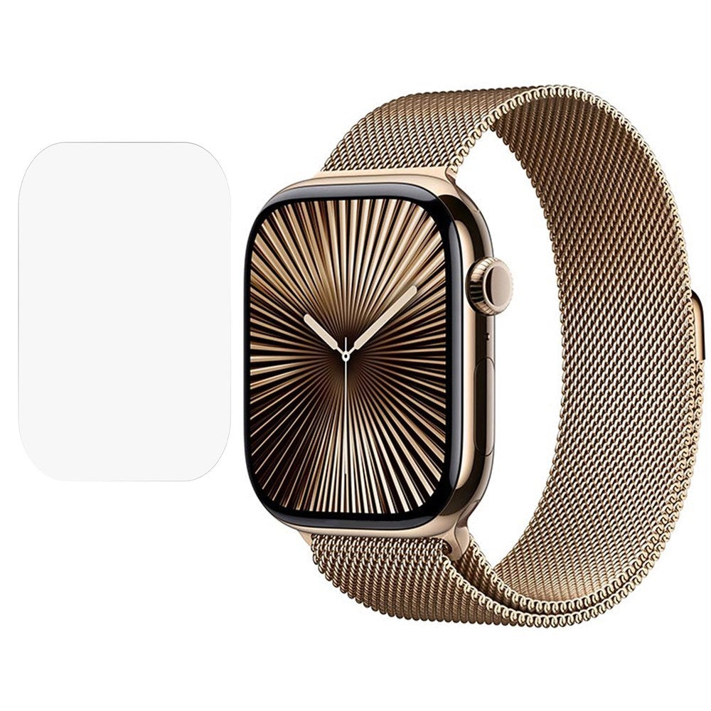 Apple Watch 11 / 10 (46mm) Skærmbeskyttelsesfilm - Full Fit - Gennemsigtig