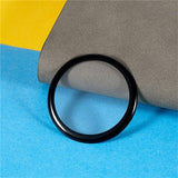 Samsung Galaxy Watch 8 (44mm) Skærmbeskyttelse - Hård Plastik - Gennemsigtig / Sort Kant