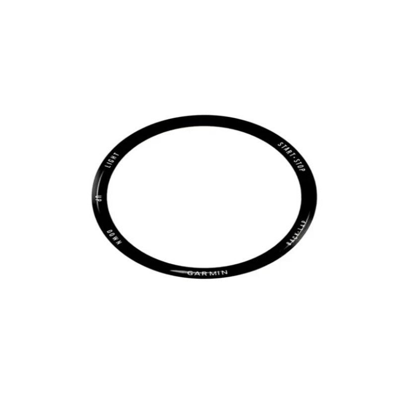 Garmin Forerunner 570 (47mm) Plastik Skærmbeskyttelse - Gennemsigtig / Sort Kant