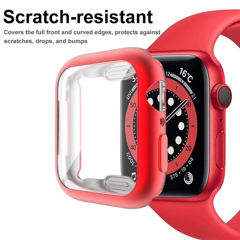 Apple Watch Ultra 3 / 2 / 1 (49mm) Plast Cover m. Skærmbeskyttelse - Rød