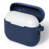 Apple AirPods Pro (3. gen.) Cover m. Karabinhage - Silikone - Mørkeblå