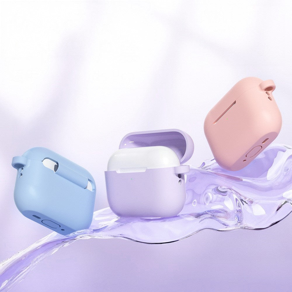Apple AirPods Pro (3. gen.) Cover m. Karabinhage - Silikone - Hvid