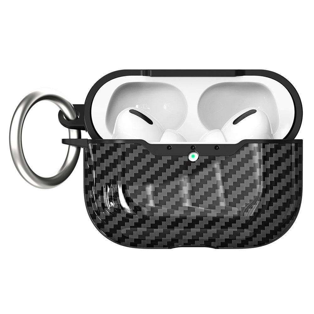 Carbon Plast Cover til Apple AirPods Pro (3. gen.) - Rød