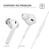 Apple AirPods (1. & 2. Gen) Ørepuder  Str. S m. Opbevaringsetui- 3 Par - Hvid