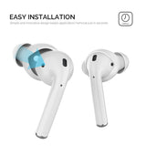 Apple AirPods (1. & 2. Gen) Ørepuder  Str. S m. Opbevaringsetui- 3 Par - Lyserød