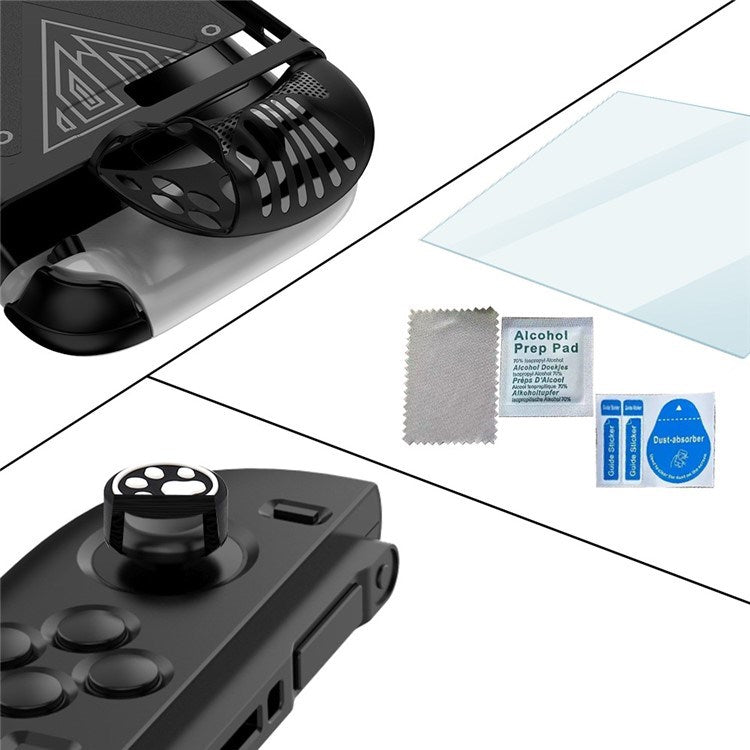 3-i-1 Beskyttelsessæt til Nintendo Switch 2 - Gennemsigtig / Sort