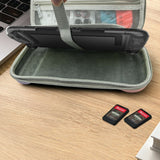 Nintendo Switch 2 Rejsetaske m. Lommer & Håndtag - Lilla / Lyserød