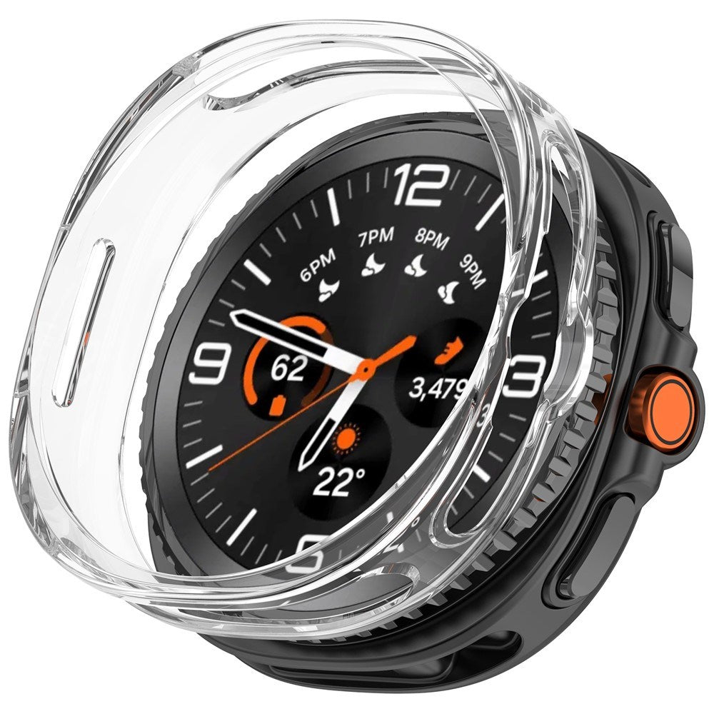 Samsung Galaxy Watch 8 Classic (46mm) Plastik Beskyttelsescover - Gennemsigtig