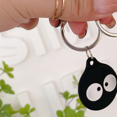 Apple AirTag Silikone Cover m. Nøglering & Unikt Design - Corgi