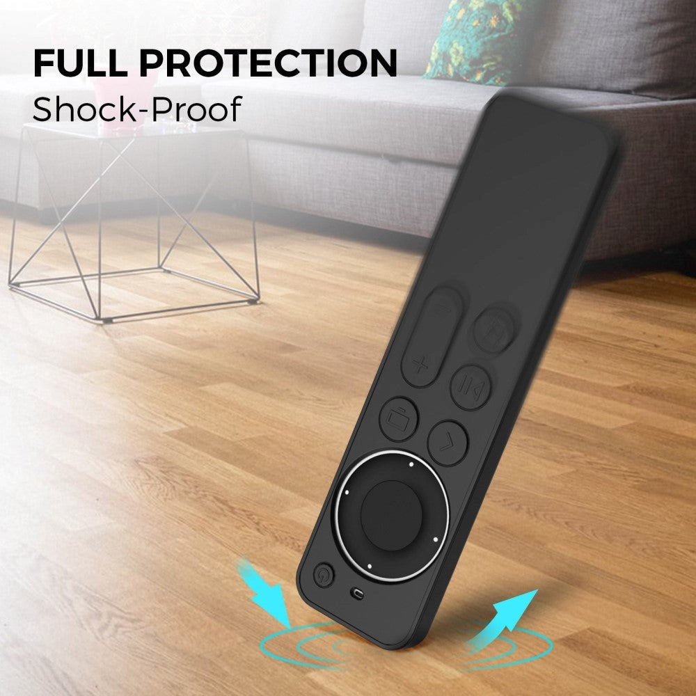 Apple TV Siri Remote Silikone Cover (2. & 3. gen.) - Sort