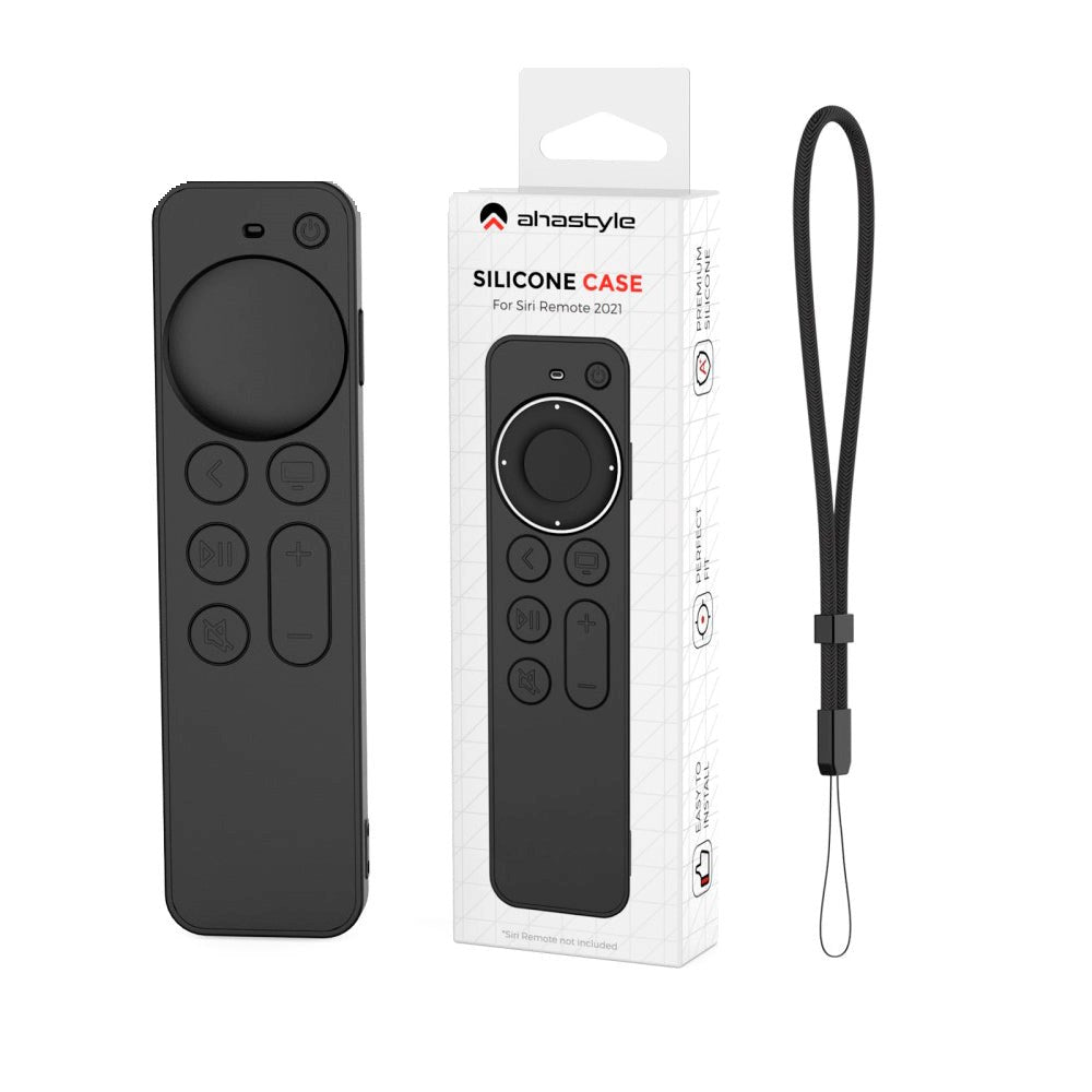 Apple TV Siri Remote Silikone Cover (2. & 3. gen.) - Sort
