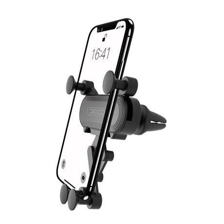XO C41 Mobilholder til Bilens Ventilationsanlæg - Maks Mobil: 65 - 90mm - Sort