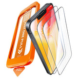 TORRAS - iPhone 16e - Full Fit Hærdet Skærmbeskyttelsesglas - 2 Stk. - Gennemsigtig