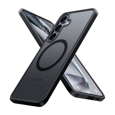TORRAS Samsung Galaxy S25 - Fleksibelt Plast Mobil Cover - MagSafe Kompatibel - Sort